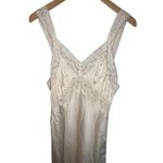 Vintage Fischer Pure Silk Lace Nightgown Slip Dress S/M? Ivory Lingerie Bridal White Size M Photo 1