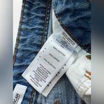 Good American  Size 8/29 Bombshell Denim Jean Shorts Blue Distressed High Waisted Photo 3