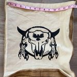 Ceek Cream Cotton Over The Shoulder Burlap Bag Photo 6