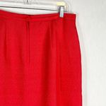Atrium Collection Size 16 Skirt Pencil Red Hot Pink‎ Lined Back Zip Career 1631 Pink Photo 7