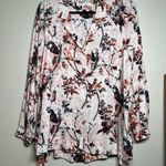 Free People It's A Vibe Button Down Shirt Floral Small Photo 2