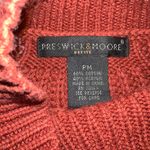 Preswick & Moore Rust Mock Neck Knit Sweater Photo 2