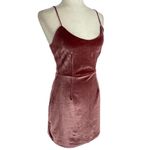 NBD Revolve Lauren Bodycon Velvet Strappy Open Back Mini Dress in Dusty Rose M Photo 9