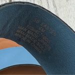 Sun + Stone Easten Slide Sandals 6M Blue Snake Skin Pattern $50 Size 6 Photo 6