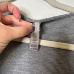 SKIMS  Grey Ribbed Long Sleeve Maxi Dress Photo 4