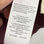 Madewell Embroidered Floral Peplum Top Gauze Tie Back Maroon Womens Size S Photo 6