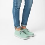 Clarks Origin Wallabee Women’s Mint Green Suede Shoes Photo 4