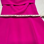 Theia off the shoulder Hot Pink Magenta column dress size 10 Photo 9