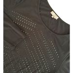 Vince Camuto Studded Long Sleeve Knit Career Dress Women's Medium Black Photo 1