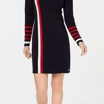 Tommy Hilfiger  Navy blue & red Racing Stripe Sweater Dress Size XXL Photo 0