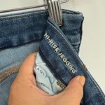 American Eagle  Hi Rise Jegging Jeans Regular Blue Stretch Distressed Size 10 Photo 5