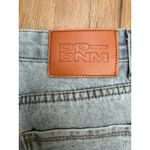 Princess Polly  High Rise Straight Leg Jeans Raw Hem Light Wash Size US 2 Photo 3