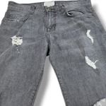 Current/Elliott Current Elliott Jeans Size 26 W32"xL26" The Boyfriend Light Black Destroy Jeans Women's Jeans Photo 3