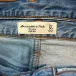 Abercrombie & Fitch  Light Blue High Rise Loose Jean Size 24/00R Photo 10