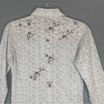 Wrangler Womens XS Pearl Snap Long Sleeve Embellished Western Shirt Embroidered Photo 7