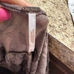 Free People  Gray Asymmetrical Embellished Tank Top Photo 7