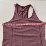 Allbirds Striped Racerback Tank Top Women’s Small Pink Burgundy Performance Acti Photo 5