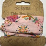 Karma Gifts Thin Headband, Bugs #1053 Pink Photo 0