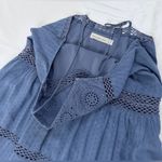 Abercrombie & Fitch  Eyelet Mini Dress - Blue - L Photo 3