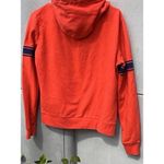 PINK - Victoria's Secret Victoria’s Secret PINK Women’s Sz M Orange Red Jacket Half Zip Pullover Sweater Photo 7