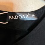 Bedoar Short Sleeve Black Pocketed Swing Dress with White Lace Size 26 Dress Photo 3