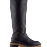 Frame Le Canon Women's Black Leather Knee-High Riding Boots Size 6.5 Photo 0