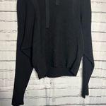 Cyrus Black Fleece Pullover Hoodie S Cozy Loungewear Soft Casual Top Knit Y2K Photo 3