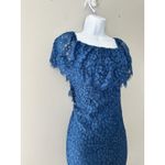 Rachel Zoe Rachel‎ Zoe Adelyn Off Shoulder Strapless Lined Lace Dress Blue EUC Size 6 Photo 3