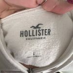 Hollister Large White Easy Zip-Up Hoodie Photo 3