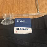 Old Navy  High-Rise Straight Black Pants Photo 4