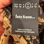 Urban Outfitters Outfitter iets frans Black and Brown Pattern Short-Sleeve Crop TOP Size M Photo 2