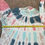 American Eagle Jegging Fit Oversized Tie Dye Crew Neck Sweatshirt Photo 8