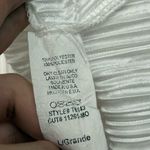 Akira  plunge plisse textured long sleeve tie front blouse Photo 4