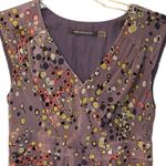 Boden Limited Edition Purple Floral Midi Silk Dress Style BH035 Size 6 Photo 1