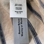 Madewell NWOT Faux Crossover Linen/Cotton Striped Skirt 10 Photo 8