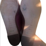 Tibi  BURGUNDY FEATHER MULES Photo 4