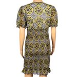 AREA STARS Aurora Smocked Mini Dress with puff sleeves and ruffles Medium EUC Black Photo 10