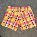 Slazenger Slazenga golf pink, orange, yellow plaid shorts, size 0 Photo 1