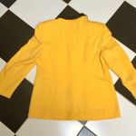 Vintage 80s ESCADA Margaretha Ley Golden Yellow Blazer Iridescent Buttons sz M Size M Photo 5