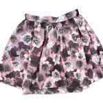 Juicy Couture  Pink Gray White Floral Layered Mini Bubble Tulle Skirt Size 4 Photo 0