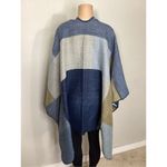 Harvé Benard New Harve Benard blue plaid ruana. Retails $119 Photo 1