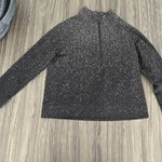 Lululemon Rest Less Cropped 1/2 Zip Herringbone Fade Black / White Photo 5