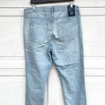 Gap NWT Womens Jeans Light Blue Universal Slim Boyfriend Distressed 16 33 Photo 2