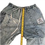 RCYCLD Patchwork Women’s Jeans M Sustainable Wide Leg Baggy Denim One Of A Kind Blue Size M Photo 4