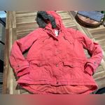 Women’s mossimo coral jacket w/hood large Photo 0