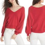 Free People  Found My Friend V Neck Sweater Photo 1