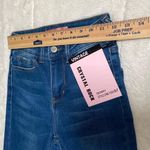 NEW Crystal Rock size 0 distressed jeans vintage push up skinny hi rise frayed Blue Photo 9