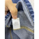 Buttons One Hart Women's Blue Denim Skirt Button Front Size XL Rose Gold  Photo 4