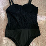 White Birch  Black Bodysuit Photo 0