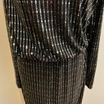 🖤 NWT NY & Company Black Glitter Party Dress Large Photo 1